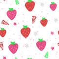 Strawberry abstract background